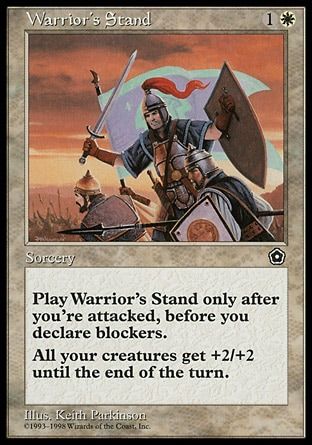 Warrior's Stand (Portal Second Age) Trading Card