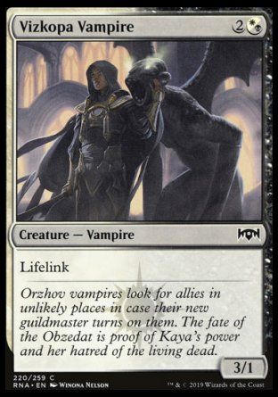 Vizkopa Vampire (Ravnica Allegiance) Trading Card