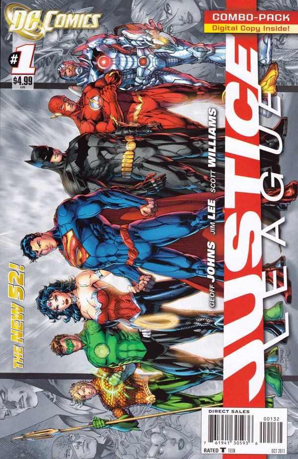 Justice League #1 (Combo Pack Edition) (2nd Printing)