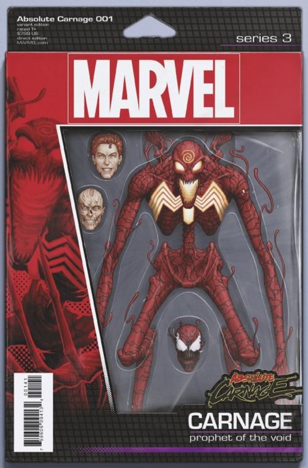 Absolute Carnage #1 (Christopher Action Figure Variant Ac)