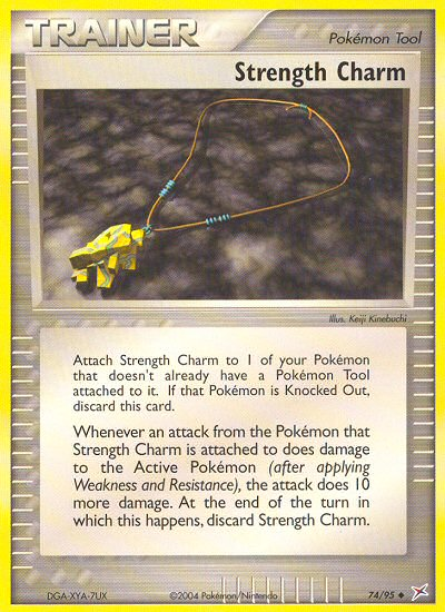 Strength Charm (Trainer: Pokémon Tool) (74/95) - Team Magma vs Team Aqua Pokémon Card