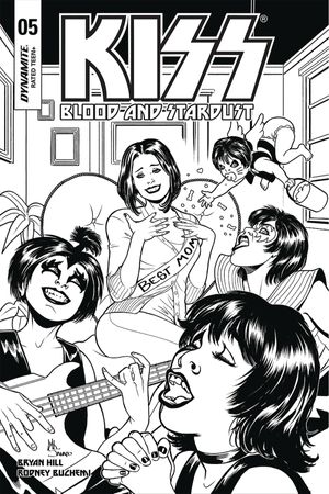 Kiss Blood Stardust #5 (30 Copy Sanapo B&w Cover)