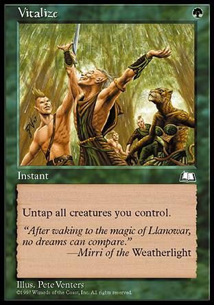 Vitalize (Weatherlight) Trading Card