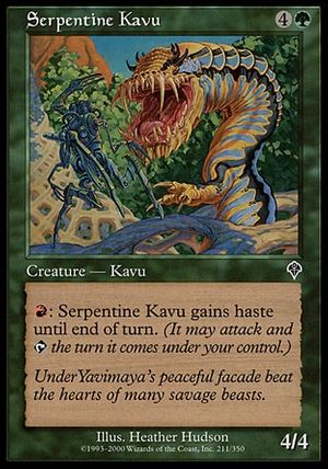 Serpentine Kavu (Invasion)