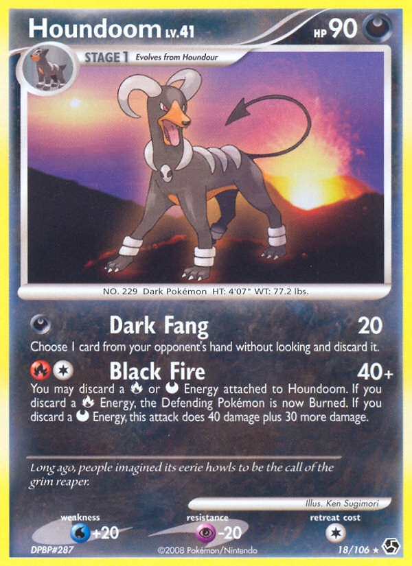 Houndoom (18/106) - Great Encounters Pokémon Card