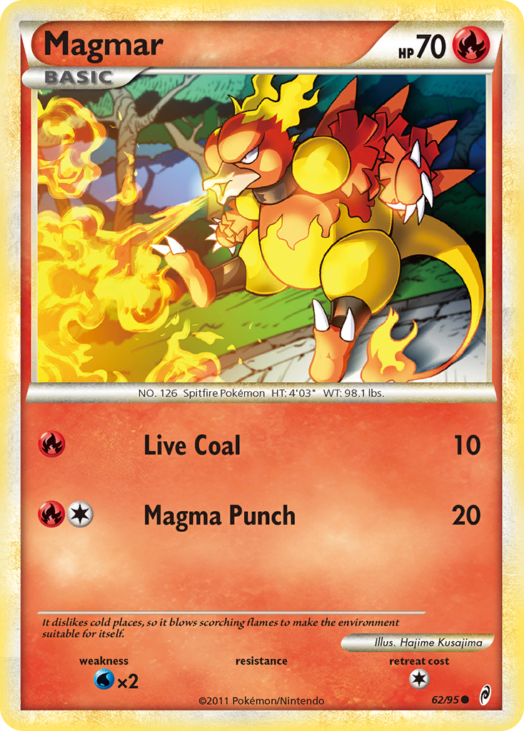 Magmar (62/95) - Call of Legends Pokémon Card