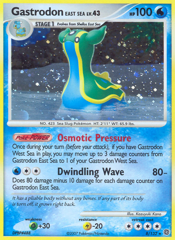 Shellos East Sea Pokémon Card