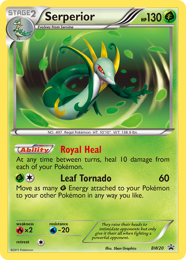 Serperior (BW20) - BW Black Star Promos Pokémon Card