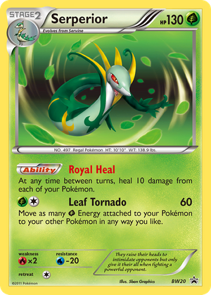 Serperior (BW20) - BW Black Star Promos