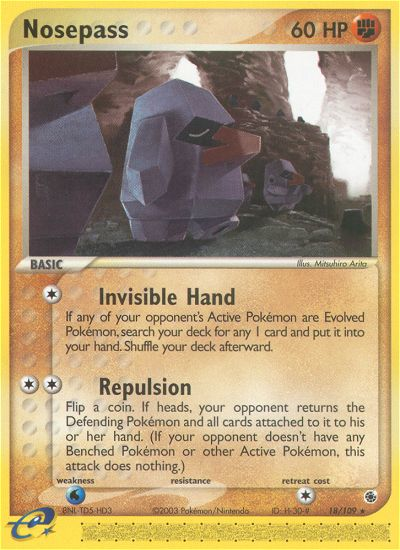 Nosepass Pokémon Card