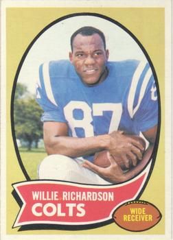 Willie Richardson 1970 Topps #246 Sports Card
