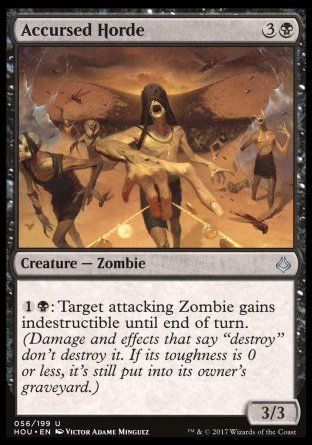 Accursed Horde (Hour of Devastation) Trading Card