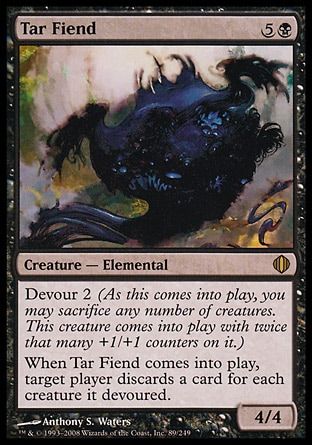 Tar Fiend (Shards of Alara) Trading Card