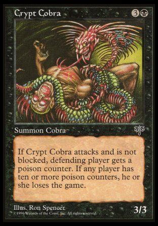 Crypt Cobra (Mirage) Trading Card