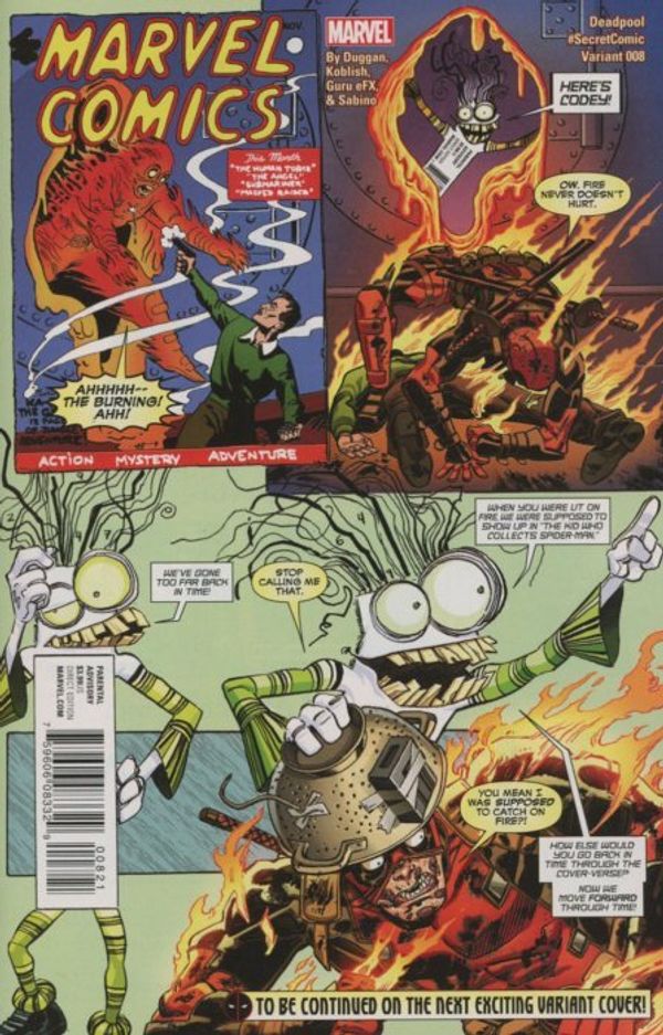 Deadpool #8 (Koblish Secret Comic Variant)