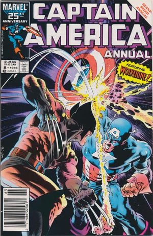 Captain America Annual #8 (Newsstand Edition)
