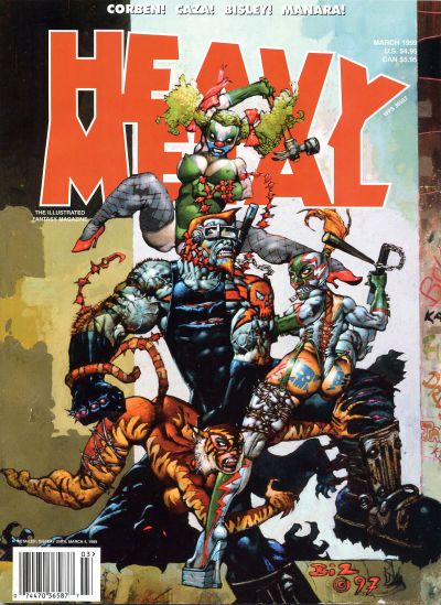 Heavy Metal Magazine #v23#1 Comic