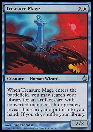 Treasure Mage (Mirrodin Besieged) Trading Card