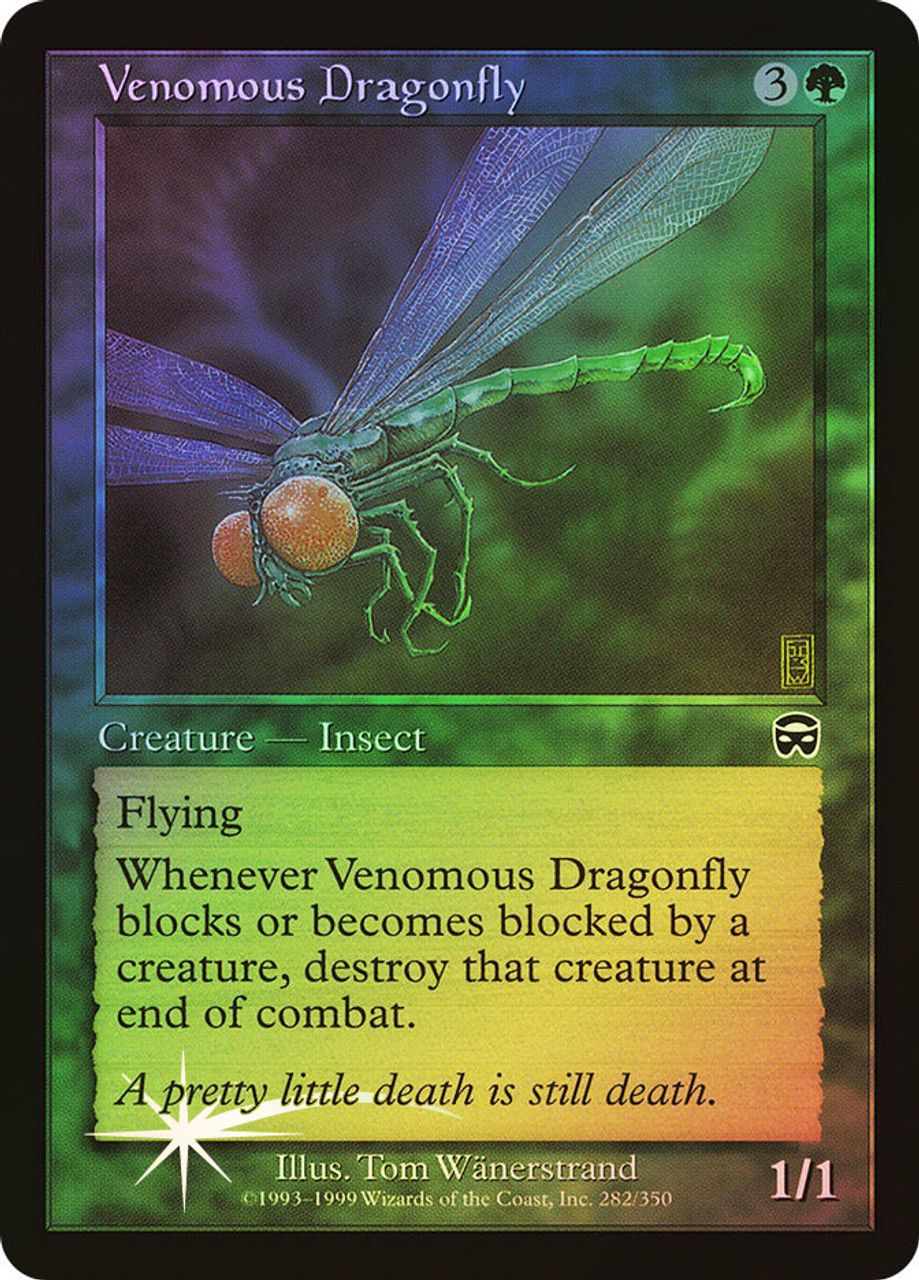 Venomous Dragonfly (Mercadian Masques - Foil) Trading Card