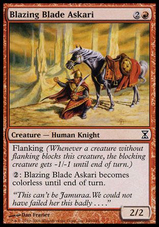 Blazing Blade Askari (Time Spiral) Trading Card