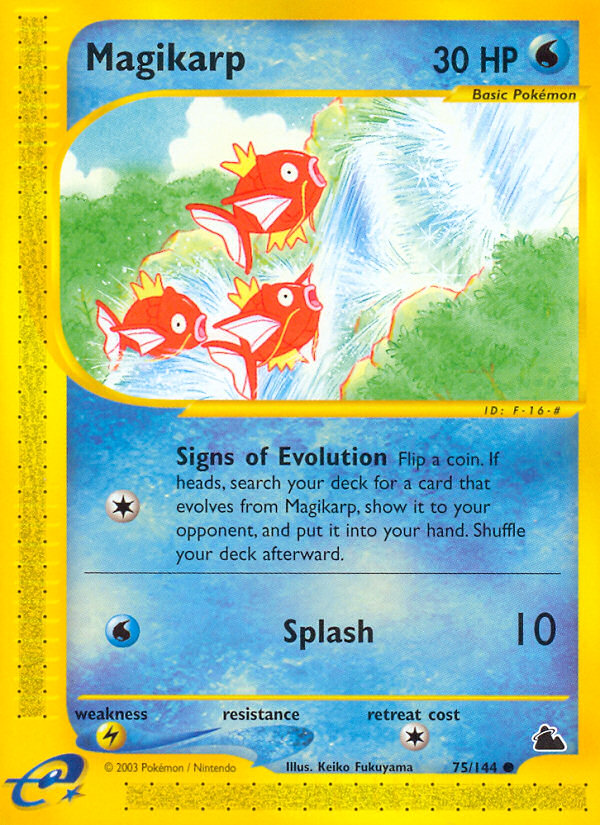 Magikarp (75/144) - Skyridge Pokémon Card