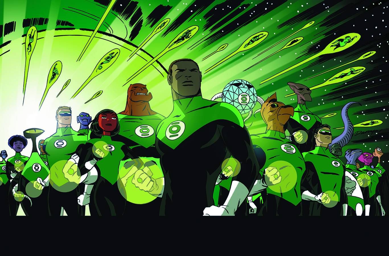 Green Lantern Corps #37 (Darwyn Cooke Variant Cover) Comic