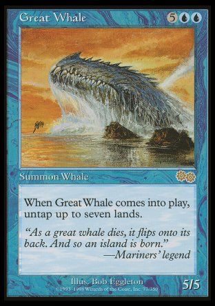 Great Whale (Urza's Saga) Trading Card