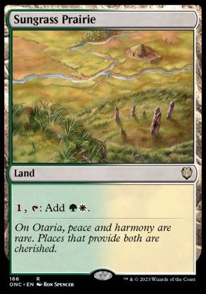 Sungrass Prairie (Phyrexia: All Will Be One Commander Decks)