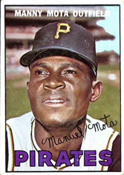 Manny Mota 1967 Topps #66 Sports Card