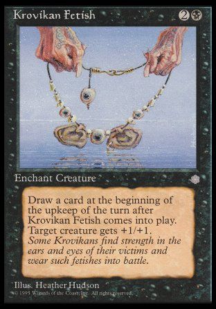 Krovikan Fetish (Ice Age) Trading Card