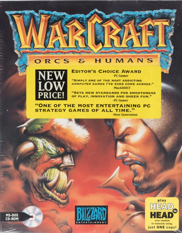 Warcraft: Orcs & Humans [New Low Price Sticker] Video Game