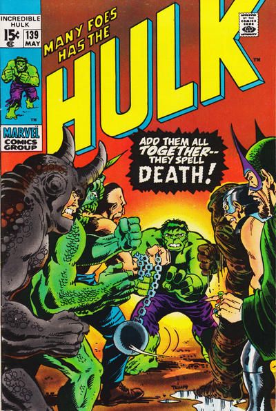 Incredible Hulk #139 Comic