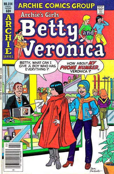 Archie's Girls Betty and Veronica #314 Comic