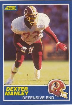 Dexter Manley 1989 Score #98 Sports Card