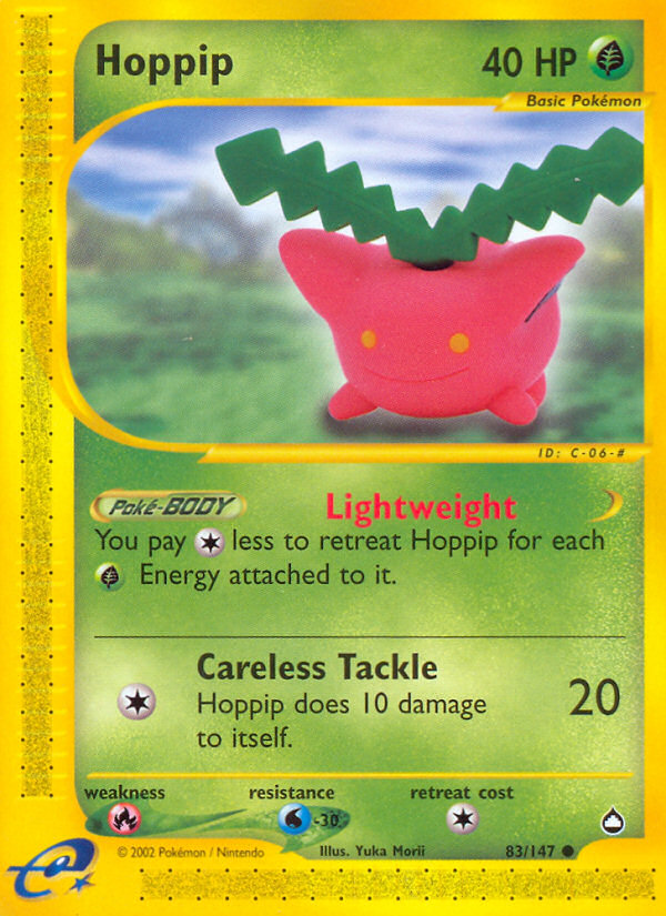 Hoppip (83/147) - Aquapolis Pokémon Card