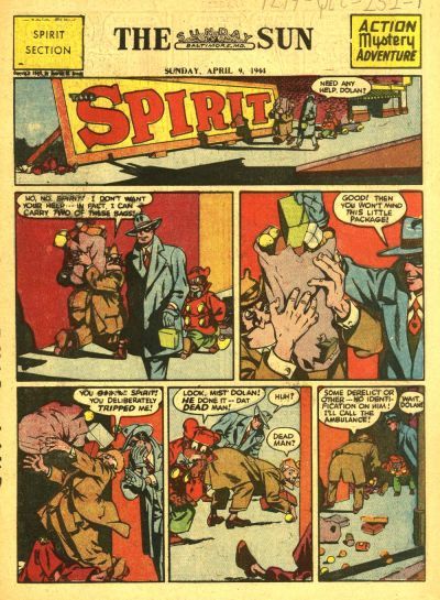Spirit Section #4/9/1944 Comic