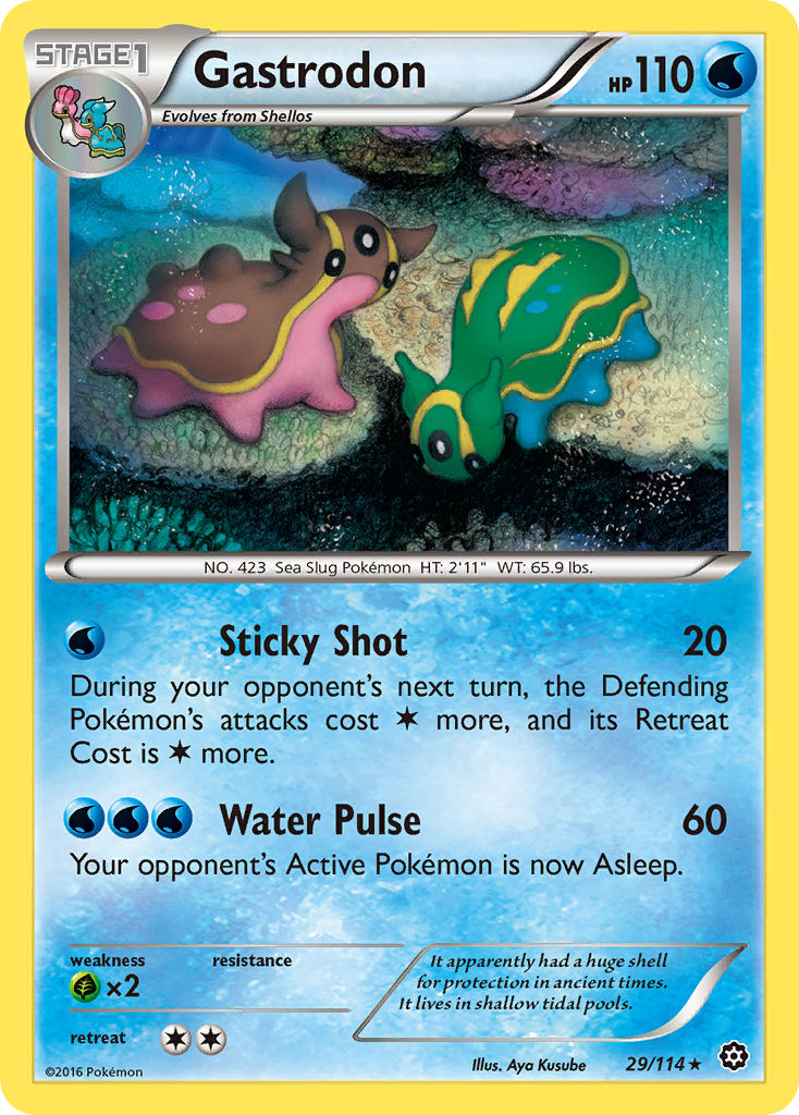 Shellos Pokémon Card