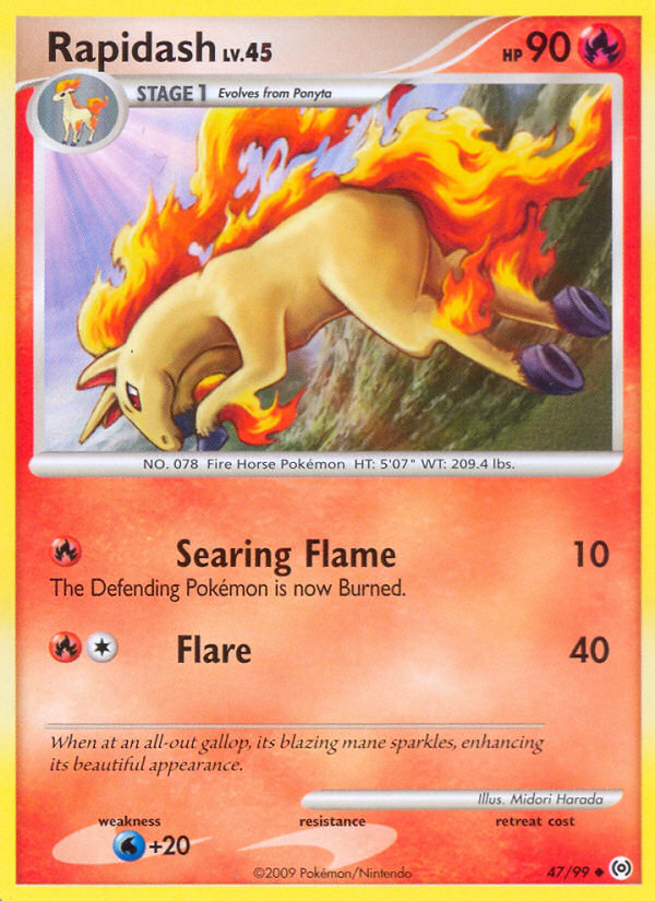 Rapidash (47/99) - Arceus Pokémon Card