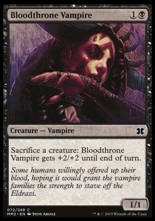 Bloodthrone Vampire (Modern Masters 2015) Trading Card