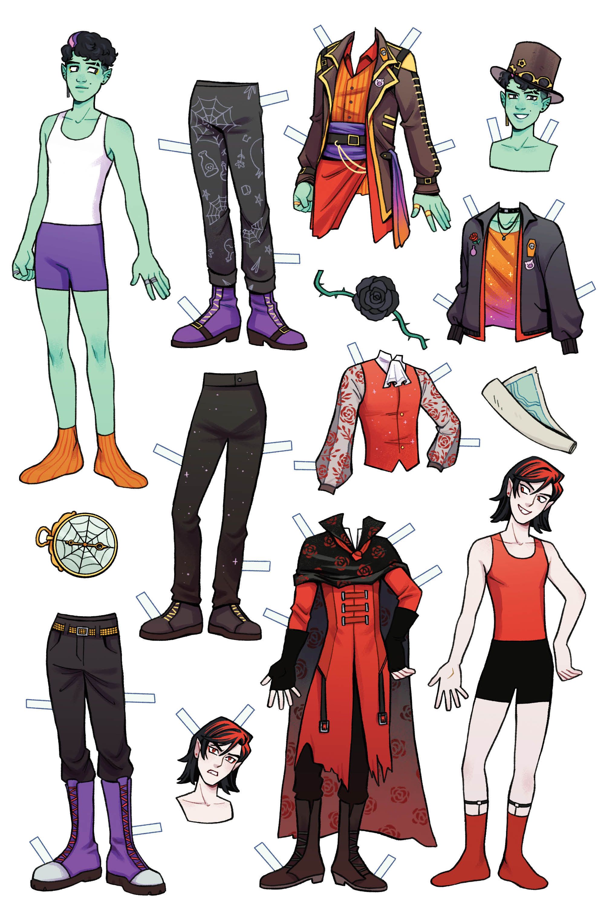 Monster High: Boomuda Triangle #1 (Variant C Mccurdy Paper Doll Variant) Comic