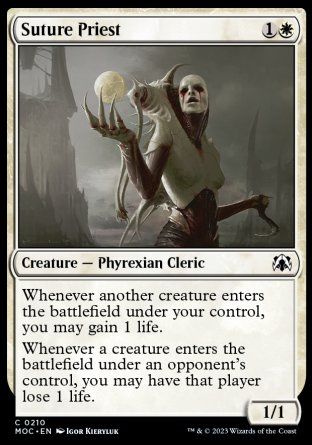 Suture Priest (March of the Machine Commander Decks) Trading Card