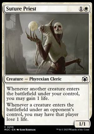 Suture Priest (March of the Machine Commander Decks)