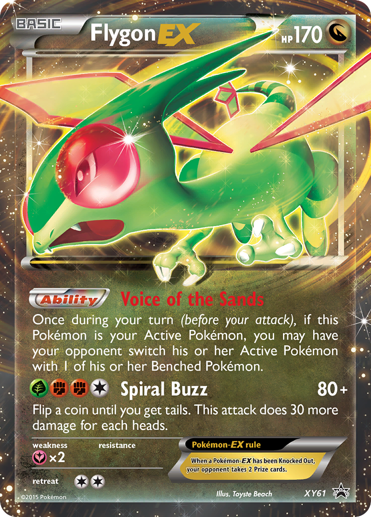 Flygon EX (XY61) - XY Black Star Promos Pokémon Card