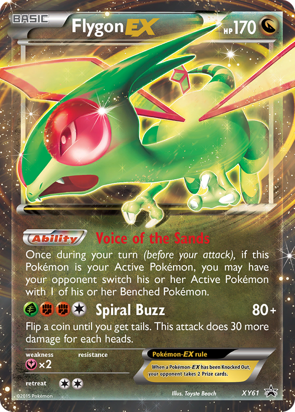 Flygon EX (XY61) - XY Black Star Promos