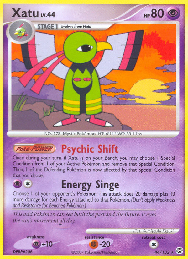 Xatu (44/132) - Secret Wonders Pokémon Card