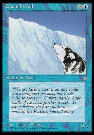 Glacial Wall (Ice Age) Trading Card