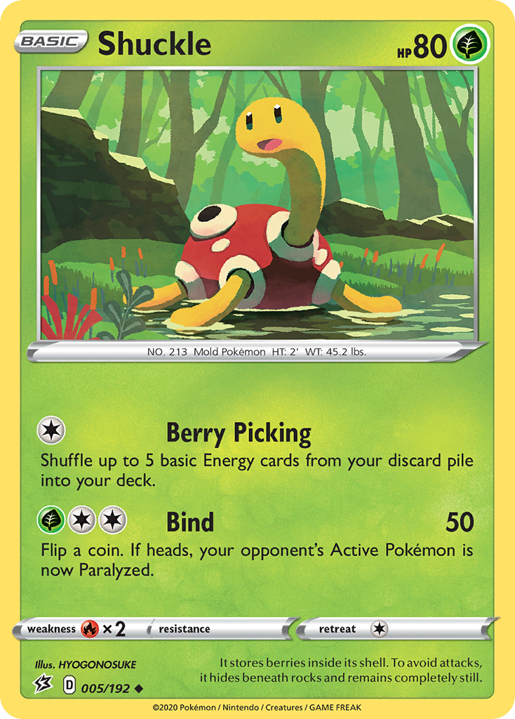 Shuckle (5/192) - Rebel Clash Pokémon Card