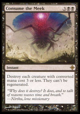 Consume the Meek (Rise of the Eldrazi) Trading Card