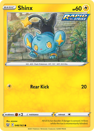 Shinx (46/163) - Battle Styles