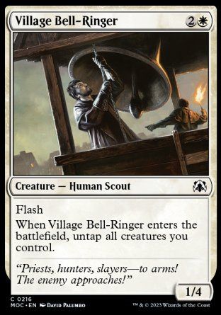 Village Bell-Ringer (March of the Machine Commander Decks) Trading Card